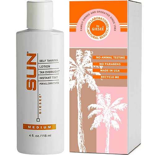 Sun Laboratories Tan Overnight Self Tanning Lotion 4 fl oz. by Sun Laboratories