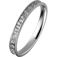 Bering Damen-Ring Edelstahl Zirkonia weiß Gr. 65 (20.7)-556-17-91