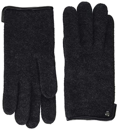 Roeckl Herren Klassischer Walkhandschuh Handschuhe, Schwarz (Anthracite 090), 9.5