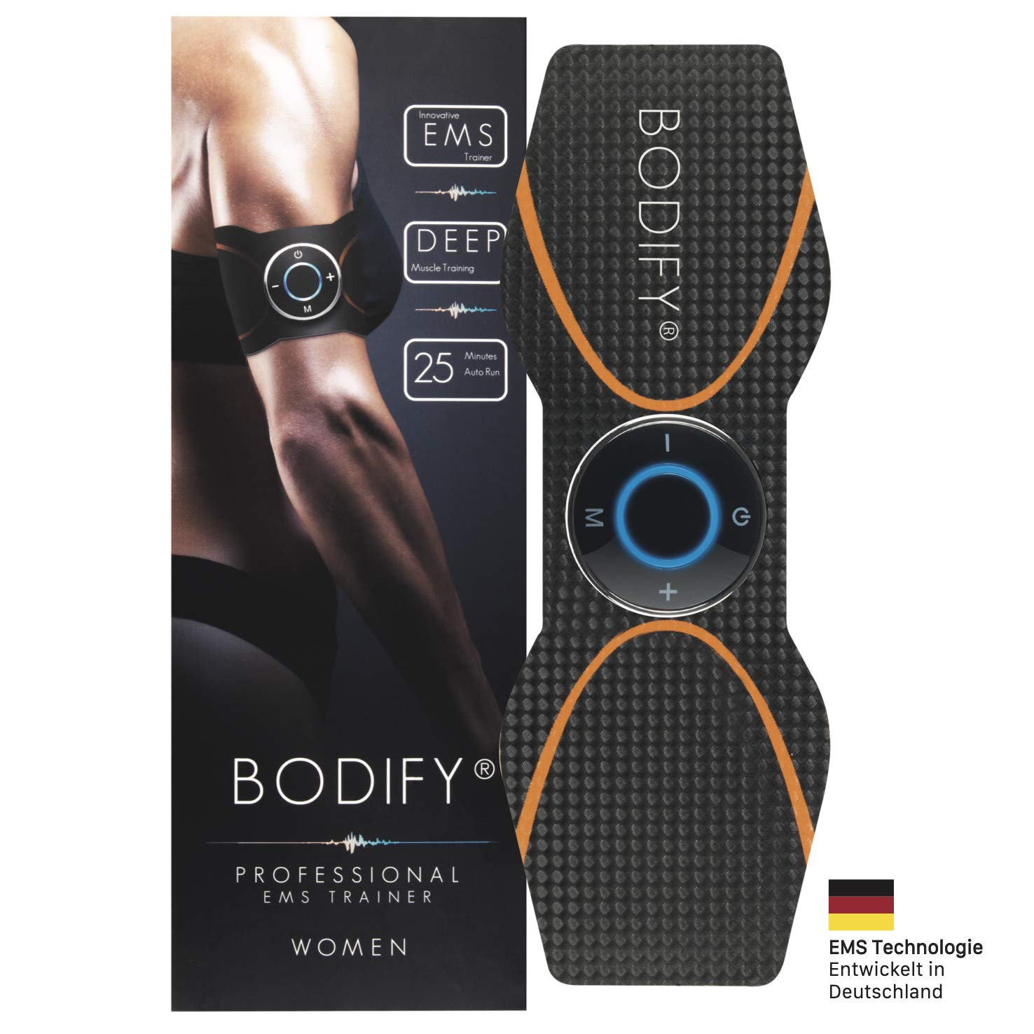 Bodify® 2in1 EMS Trainingsgerät zur gezielten Stimulation der Arm & Bein Muskulatur! - Muskelaufbau - EMS Trainer - Elektro Stimulationsgerät Muskeln – EMS Fitness Training DAS ORIGINAL