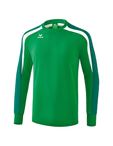 ERIMA Jungen Sweatshirt Sweatshirt, smaragd/evergreen/weiß, S, 1071863