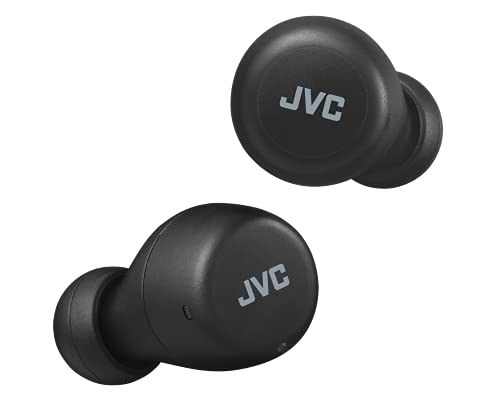 JVC Gumy Mini True Wireless Earbuds [Amazon Exklusiv Edition], Bluetooth 5.1, Spritzwasserschutz (IPX4), Lange Akkulaufzeit (bis zu 15 Std.) - HA-Z55T-B (Schwarz)