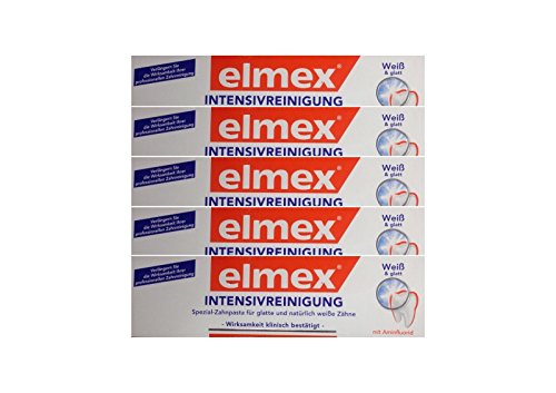 5x ELMEX Intensivreinigung Spezial Zahnpasta 50ml 08794198 Zahncreme