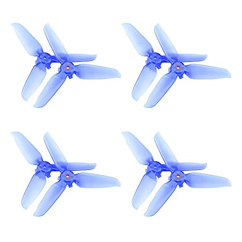 GreeSafety Zubehör für Drones 2/4 DJI FPV Combo CW CCW Flügel Zubehör zum schnellen Abheben (Farbe: 4 Paar Blau)