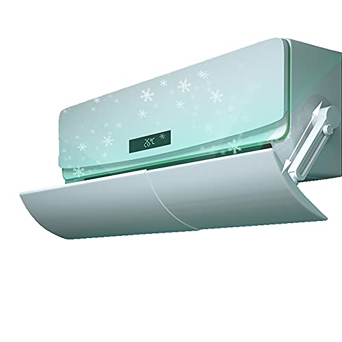 Luftabweiser Für Klimaanlage, Versenkbarer Windabweiser Imitiert Direkt Blasende Windschutzscheibe Klimaanlagenleitblech Für Home Office (Größe: 104X31.5CM)