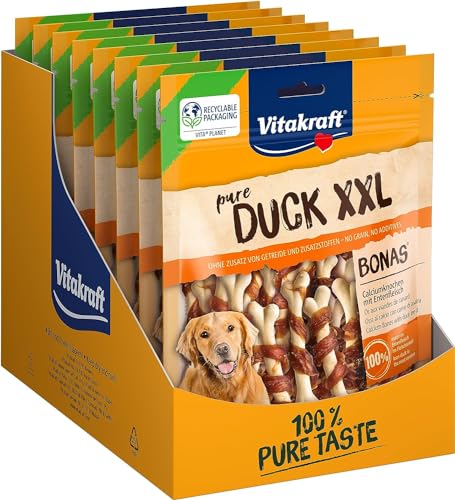 Vitakraft fleischiger Hundesnack Duck Bonas XXL (8X 200g)