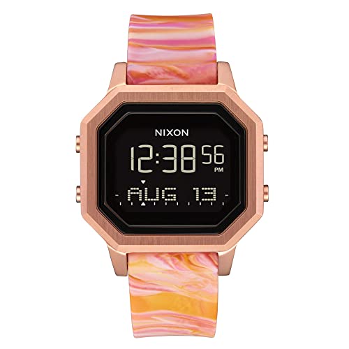 Nixon Damen Digital Japanisches Automatikwerk Uhr mit Kunststoff Armband A1211-5069-00