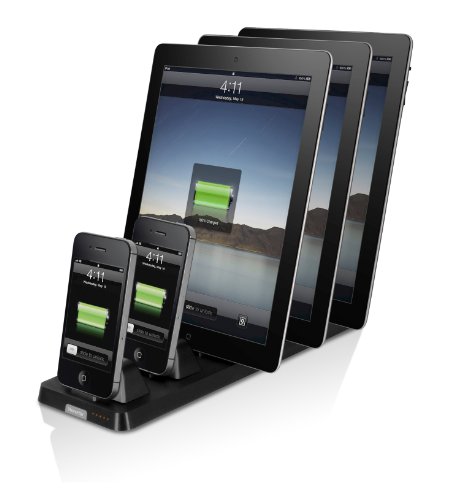 XtremeMac IPU-IX5-13 InCharge Home X5 Dockingstation für bis zu 5 iPhone bzw. iPad (mit Apple Dock Connector)