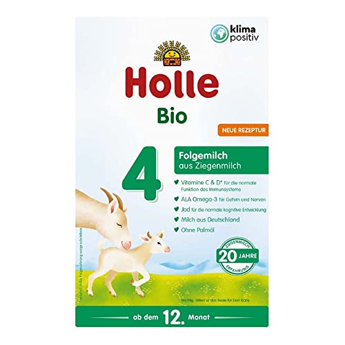 HOLLE BABYFOOD Bio Folgemilch 4, aus Ziegenmilch, 400g (2er Pack)