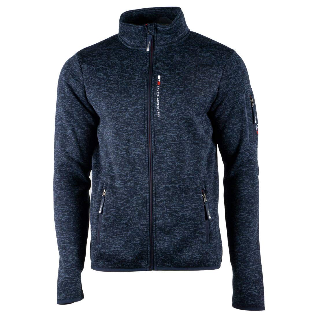 Keron Herren XXL Strickfleece Jacke Übergrößen, Navy, 6XL