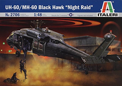 Italeri 510002706 - 1:48 UH-60A schwarze Hawk Night Raid