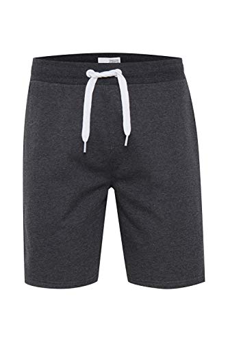 !Solid Oliver Herren Sweatshorts Kurze Hose Jogginghose mit Kordelzug Regular Fit, Größe:M, Farbe:Dark Grey Melange (1940071)