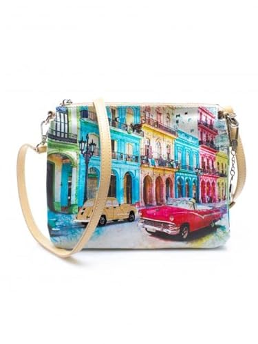 YNOT Damen Tasche D CUBA POP-399S0.CUBA Pop Umhängetasche mit drei Taschen CUBA ND Wahl=P, Cuba, Einheitsgröße