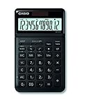 CASIO Tischrechner JW-200SC, 12-stellig, in stylischen Farben, Steuerberechnung, Solar-/Batteriebetrieb
