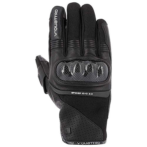 V Quattro Design Spider Evo 18 Herren-Handschuhe, Schwarz, Größe M
