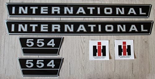 IHC/Mc Cormick Aufkleber international 554 Silber Logo Emblem Sticker Label Set groß