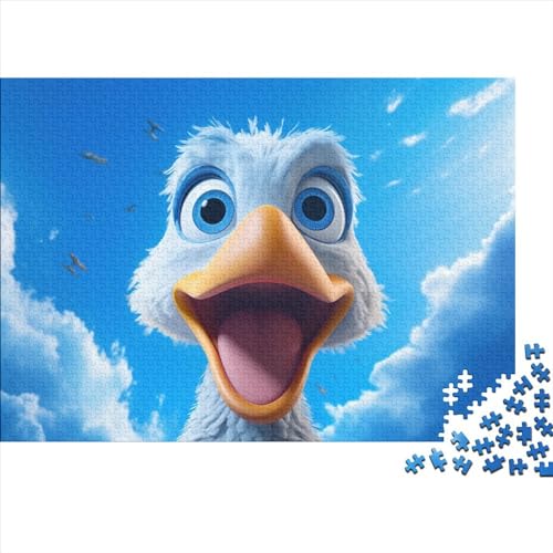 Puzzle 500 Teile Cartoon Ente - Farbenfrohes Puzzle Für Erwachsene in Bewährter Qualität (Animal) 500pcs (52x38cm)