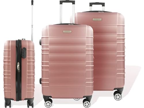 Hoffmanns Kofferset 3-teilig - XXL 76x52x30cm Travelstar Pink