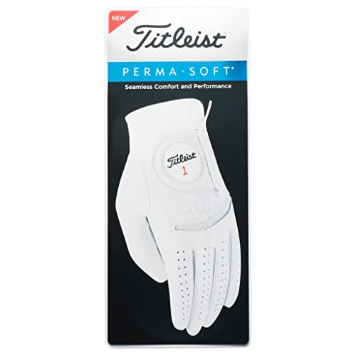 Titleist Perma Soft Handschuh Herren weiß Linke Hand/XL