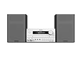 Kenwood M-822DAB - Micro HiFi-System mit 2 x 50 Watt RMS, CD, USB, DAB+ & Bluetooth Audio-Streaming, Weiß