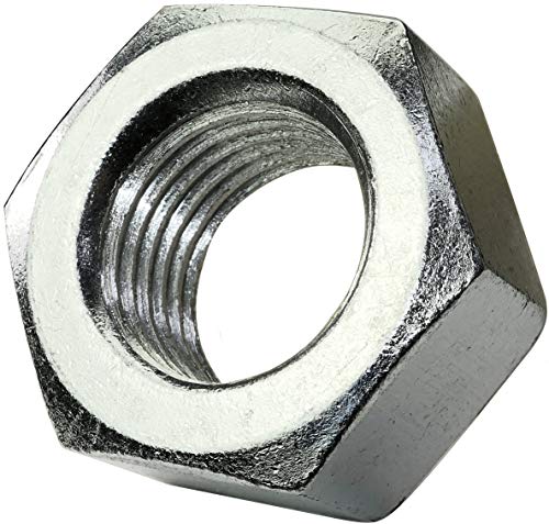 AERZETIX - C45726 - Packung mit 5 Sechskantmuttern/6 Punkt - Metallteile/Ersatz/Anziehen/Montage - Verzinkter Stahl 8.8 - M36 metrisches Innengewinde - DIY - DIN 934 - Farbe Silber