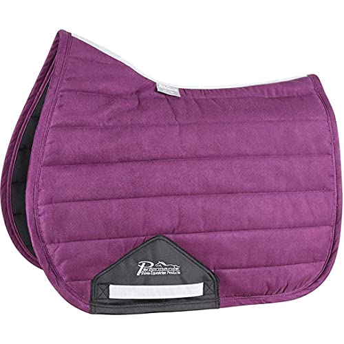 Shires Performance Suede High Wither Comfort Saddle Pad Pony/Cob Plum