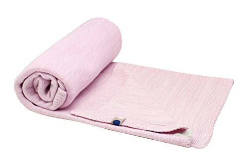 Snoozebaby Baby Stilvolle Cocooning Decke Kinderbett, Powder Pink