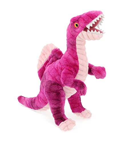 Keel Toys KEELECO SE2267 Plüschtier, 100% recycelt, ökologisches Spielzeug für Kinder, Plüsch, Dinosaurier, Spinosaurus, 26 cm