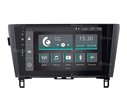 Costum fit Autoradio für Nissan Qashqai Android GPS Bluetooth WiFi Dab USB Full HD Touchscreen Display 10" Easyconnect