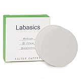 Labasics Quantitative Filterpapier Kreise, Zellulose Filterpapier mit 150mm Durchmesser und Einer Filtrationsgeschwindigkeit von 20 Mikron, Packung mit 100 Stück