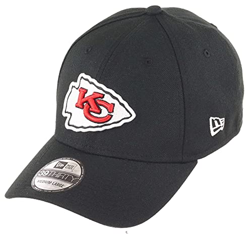 New Era Kansas City Chiefs Classic Black Edition 39Thirty Stretch Cap - NFL Kappe (SM)