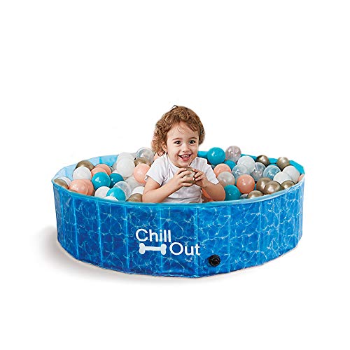 All for Paws 8001 Chill Out - Splash und Fun - Hundepool mittel - 120 cm