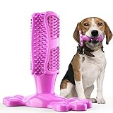 Volwco Hundezahnbürste Stick, Hunde Zahnbürste Zahnpflege Kauen Zähne Putzen Spielzeug für Hunde, Katzen, die Meisten Haustiere