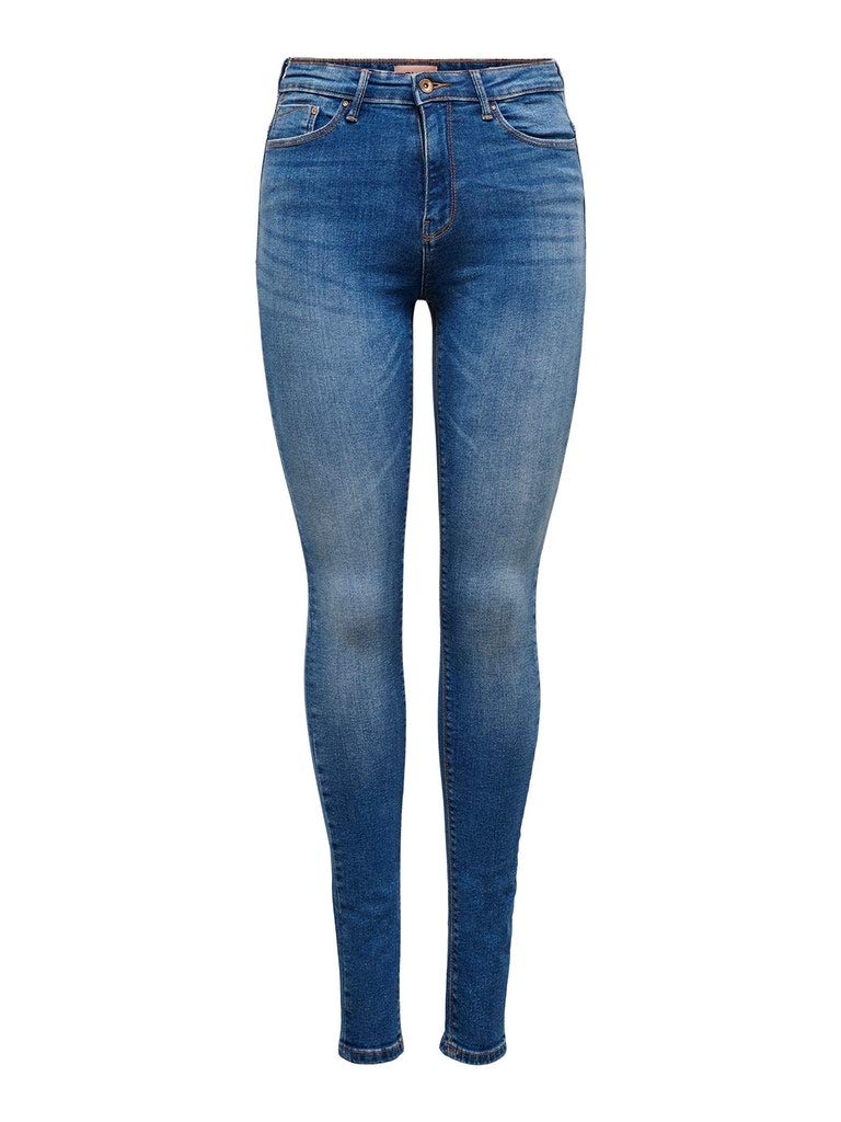 ONLY NOS Damen onlPAOLA HW SK DNM AZG0007 NOOS Skinny Jeans, Blau (Medium Blue Denim), W27/L34 (Herstellergröße: S)