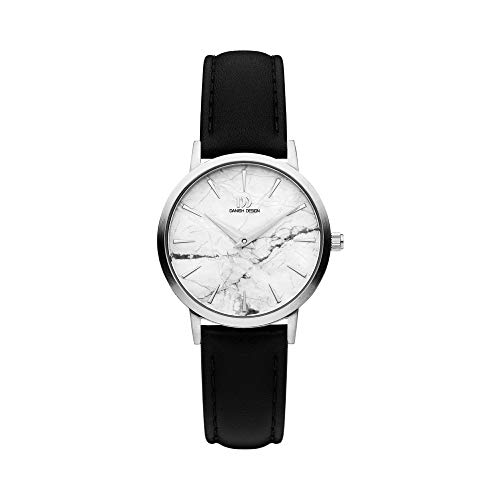 Danish Design Damen Analog Quarz Uhr mit Leder Armband IV55Q1217