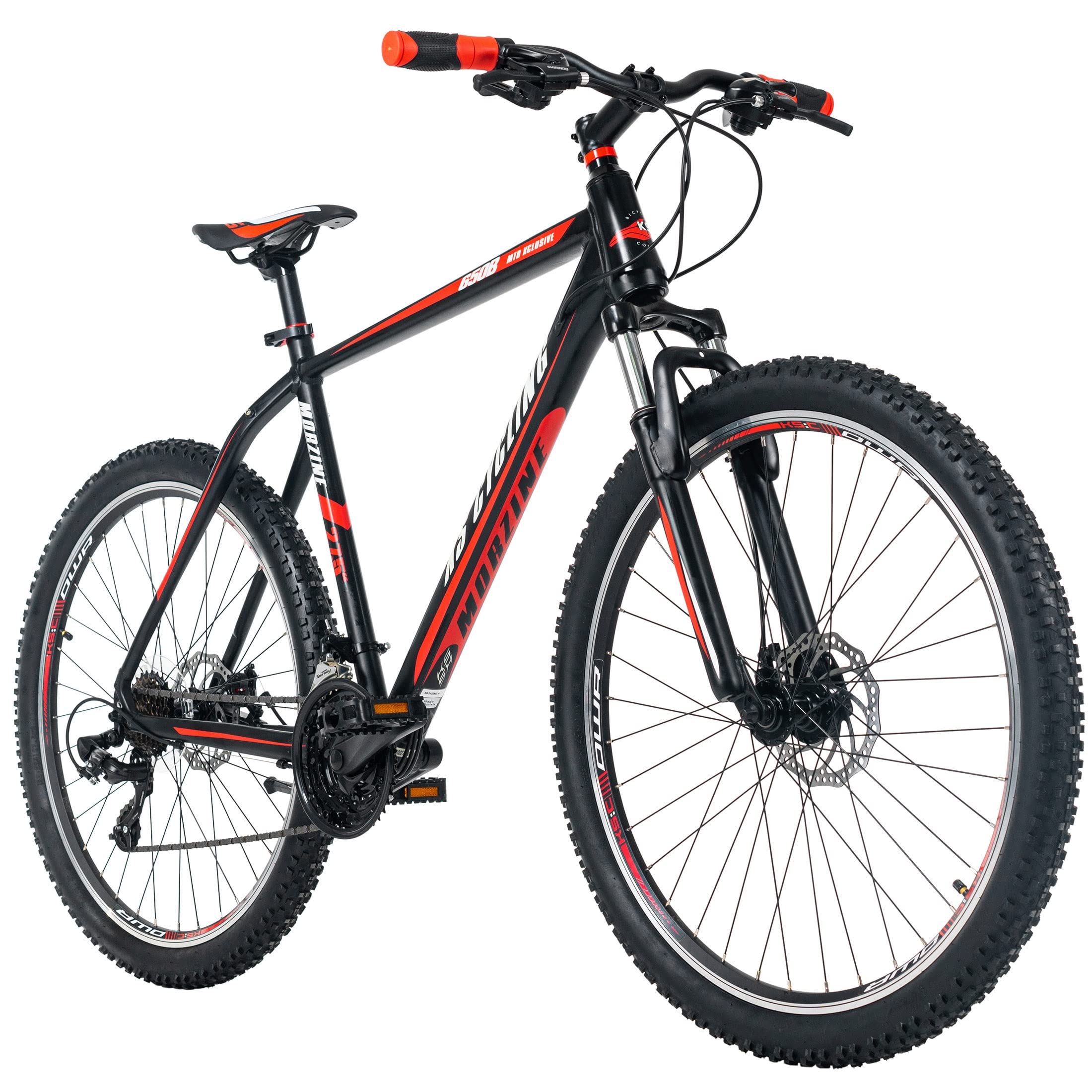 KS Cycling Mountainbike Hardtail 27,5'' Morzine schwarz-rot 48 cm