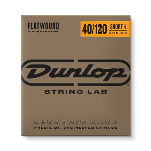 Dunlop für Kurzmensur 40/120 Leichte 4/saitige Bassgitarre Satz (Dbfs40120s)
