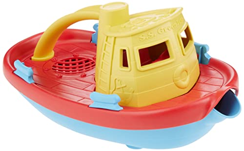 Green Toys Tug Boat Yellow - CB3