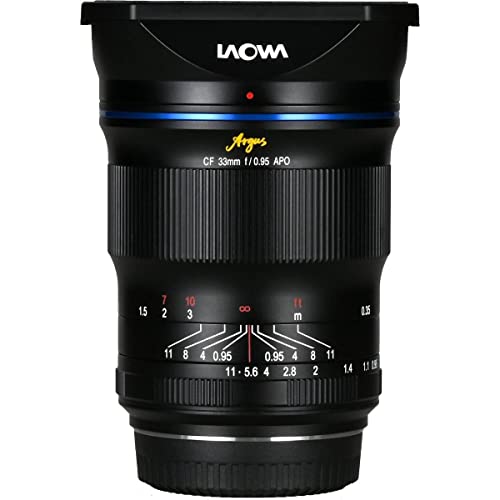 LAOWA Argus CF APO Objektiv 33 mm f/0.95 kompatibel mit Canon RF