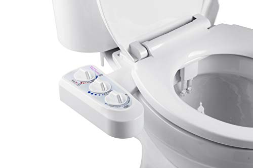 BisBro Deluxe Comfort Bidet | Dusch-WC zur optimalen Intimpflege | Mit Warmwasser | Einfach unter dem Klodeckel installieren | funktioniert ohne Strom | Hygiene durch Wasser | Toilettenpapier sparen
