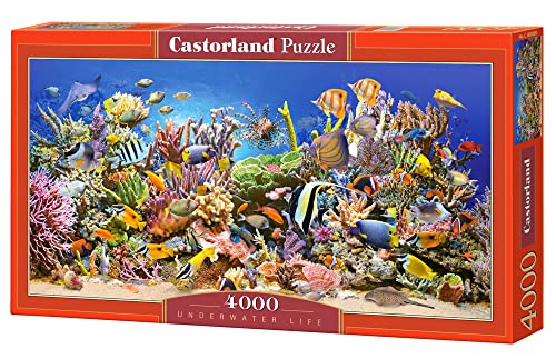 Castorland C-400089-2 Underwater Life,Puzzle 4000 Teile, Red