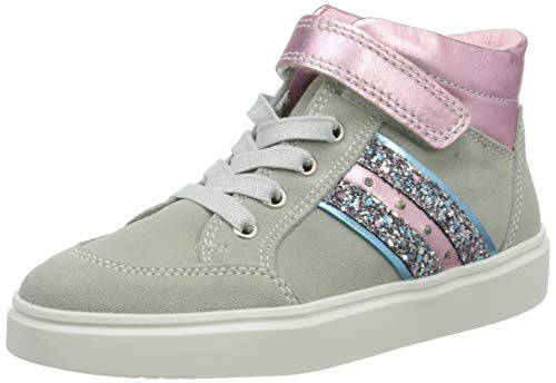 Richter Kinderschuhe Mädchen Flora Hohe Sneaker, Grau (Fog/Candy/Atlas/Silv 1831), 26 EU