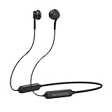 Motorola Lifestyle Ververap 105 - Bluetooth Sport-Kopfhörer mit Nackenbügel - IPX5 Waterproof - Alexa, Siri, Google Assistant kompatibel - Schwarz , One Size