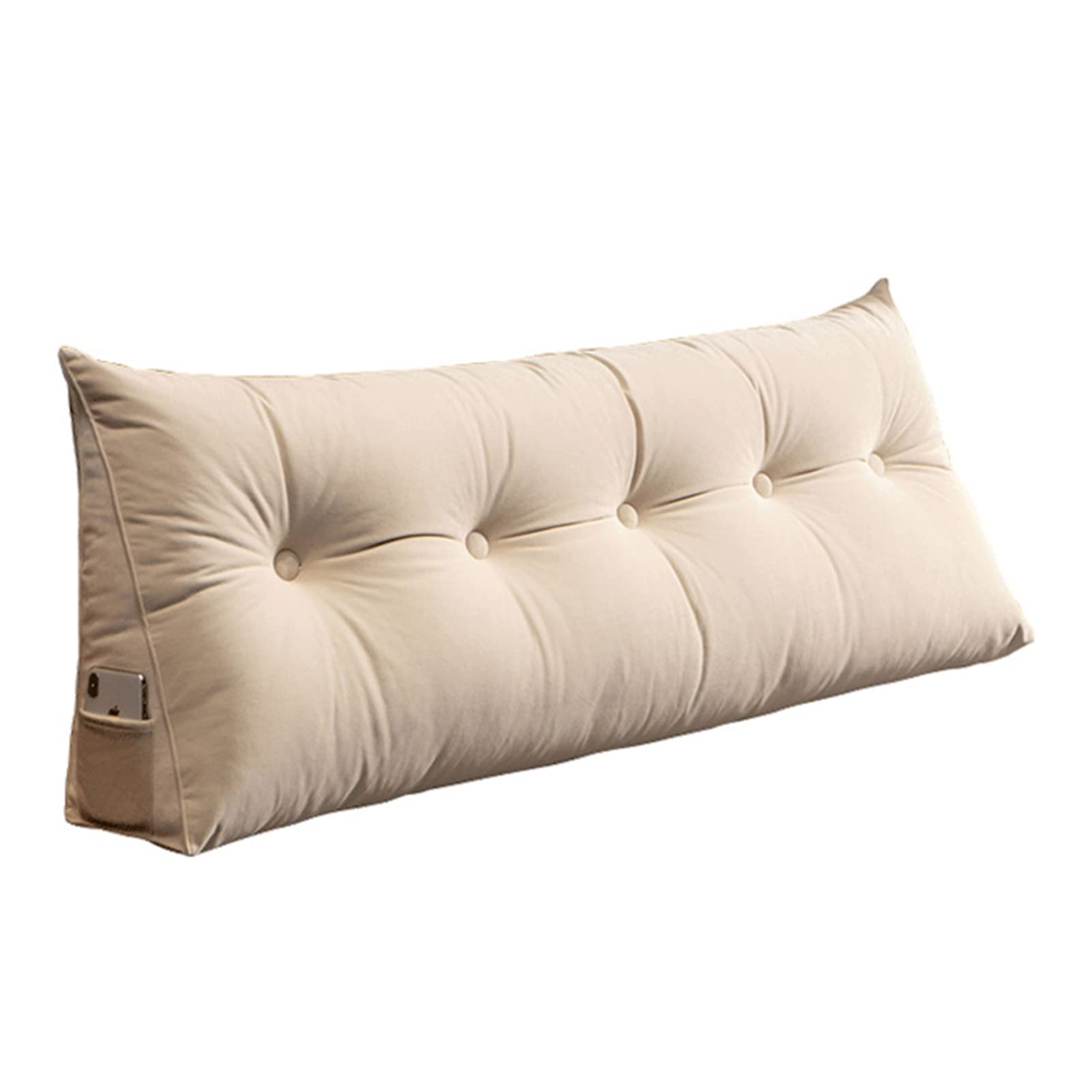 QQY Rechteckiges Lesekissen, Große Rückenlehne Lendenkissen Positionierung Zurück Unterstützung Bolster Für Bett Sofa Couch (Color : A, Size : 48X20"/120x50cm)