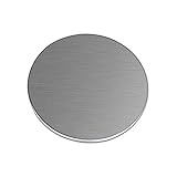 IQQI Dicke 2 mm, Rundes 304-Edelstahlblech Mit Guten Mechanischen Eigenschaften und Hoher Härte (Durchmesser 150/180 mm),Diameter 180mm