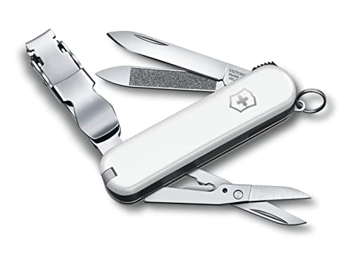 Victorinox Unisex - Erwachsene Klapp und Taschenmesser Nail Clip 580, Weiß, 66 mm