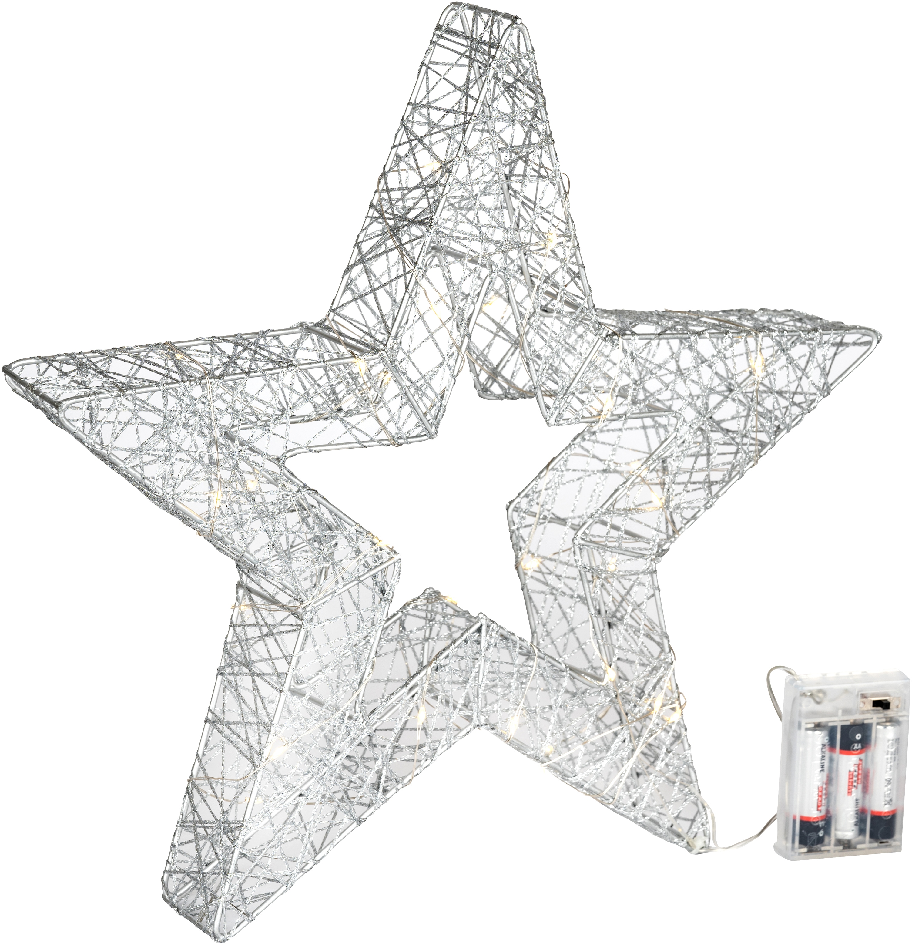 Star-Max LED Stern "Weihnachtsstern, Weihnachtsdeko", 40 flammig-flammig