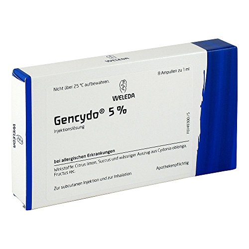Gencydo 5% Injektionslösu 8 stk