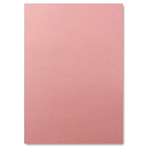 1000x DIN A4 Papier - Altrosa (Rosa) - 110 g/m² - 21 x 29,7 cm - Briefpapier Bastelpapier Tonpapier Briefbogen - FarbenFroh by GUSTAV NEUSER
