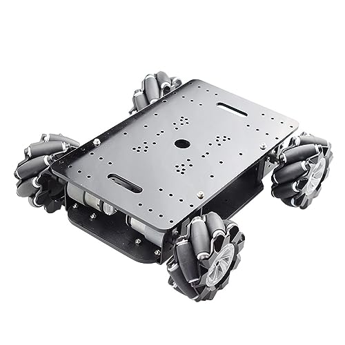 mecanum räder 5 kg Last Doppel Chassis Mecanum Rad Roboter Auto Chassis Kit mit 4 stücke 12 V Encoder Motor for AR-duino Raspberry Pi DIY STEM